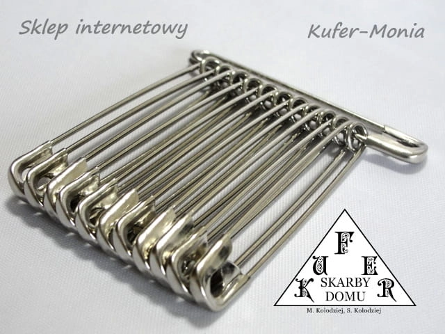 agrafki srebrne