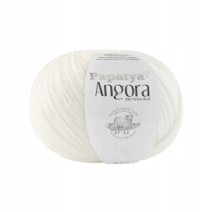 Włóczka PAPATYA ANGORA 1000 Biały 100g/550m
