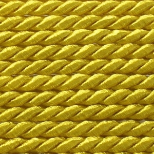 Sznurek oplatany Ws 3,2 (1mb) Żółty