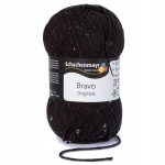 Włóczka Schachenmayr BRAVO TWEED 08375 CZARNY