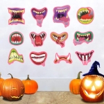 Naklejki na szybę HALLOWEEN ŚWIECĄCE W CIEMNOŚCI 12 sztuk