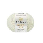 Włóczka 100% wełna GAZZAl WOOL 115 kol 3301