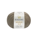 Włóczka 100% wełna GAZZAl WOOL 115 - 3303 beż