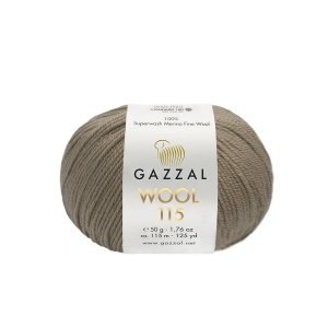 Włóczka 100% wełna GAZZAl WOOL 115 - 3303 beż