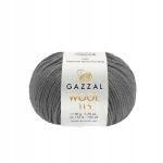 Włóczka 100% wełna GAZZAl WOOL 115 - 3305 szary