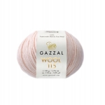 Włóczka 100% wełna GAZZAl WOOL 115 - 3308 morelka