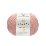 Włóczka 100% wełna GAZZAl WOOL 115 - 3321 róż