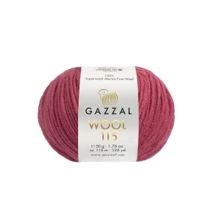 Włóczka 100% wełna GAZZAl WOOL 115 - 3323