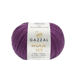 Włóczka 100% wełna GAZZAl WOOL 115 - 3324