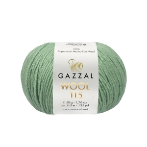 Włóczka 100% wełna GAZZAl WOOL 115 - 3325
