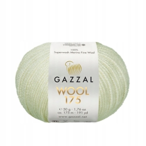Włóczka GAZZAL WOOL 175 50g/175m 100% merino 300