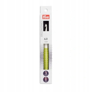 Szydełko Prym Ergonomics 6 mm x 17 cm zielone