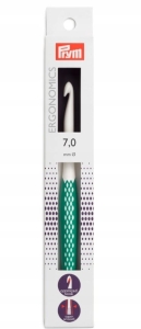 Szydełko Prym Ergonomics 7 mm x 17 cm zielone