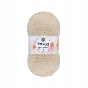 Włóczka Kartopu Angora Natural - 855 -jasny beż