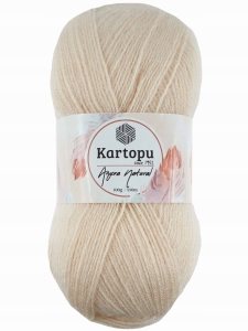 Włóczka Kartopu Angora Natural - 845 - biszkoptowy