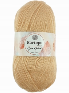 Włóczka Kartopu Angora Natural - 837 - piaskowy
