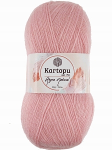 Włóczka Kartopu Angora Natural - 780 - pastelowy j.różowy