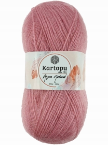 Włóczka Kartopu Angora Natural - 778 - pudrowy różowy