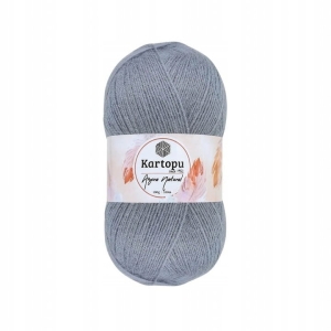 Włóczka Kartopu Angora Natural - 989- ciemny popiel