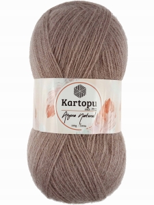 Włóczka Kartopu Angora Natural - 843 - ciemny beżowy