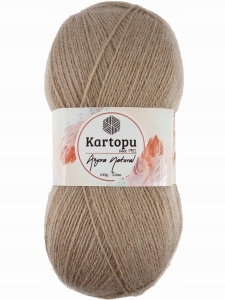 Włóczka Kartopu Angora Natural - 880 - płowy