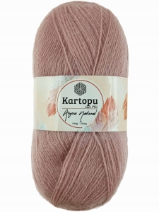 Włóczka Kartopu Angora Natural - 758 - brudny różowy