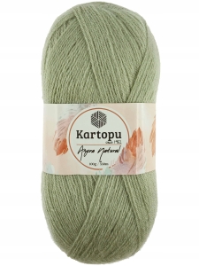 Włóczka Kartopu Angora Natural - 426 - groszkowy