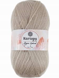 Włóczka Kartopu Angora Natural - 844 - ciemny ekru