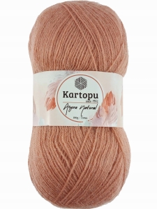 Włóczka Kartopu Angora Natural - 841 - blady łososiowy