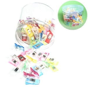 Spinacze do tkanin ( 50 szt ) 10 x 27 Mix kolorów