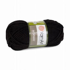 YarnArt włóczka Norway gruby akryl 100g (30) Czarna