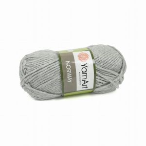 YarnArt włóczka Norway gruby akryl 100g Popiel 804