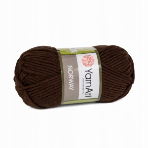 YarnArt włóczka Norway gruby akryl 100g Brąz 217