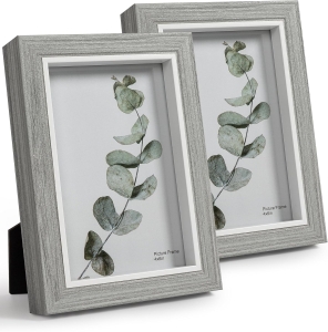 Ramka na jedno zdjęcie Afuly 20 x 25 cm ( 2 sztuki ) Szare