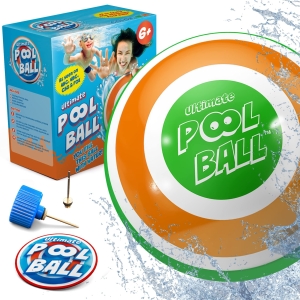 Piłka plażowa Ultimate Pool Ball Piłka do nurkowania Pomarańcz / Zielona