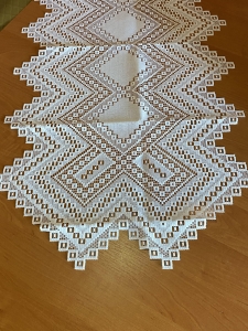 Serwetka żakardowa 08914P1 50 x 100cm biała.