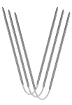 Druty do skarpet 21cm Zestaw drutów 2 mm Molkor Metal Circular Knitting