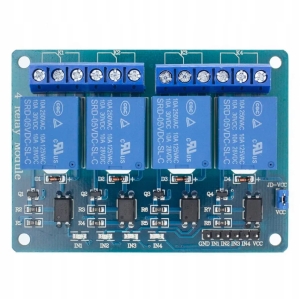 przekaźnik moduł 4-kanałowy 5V 10A AVR ARM ARDUINO