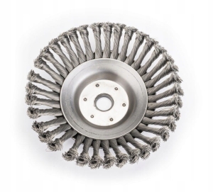 DRUCIAK TARCZA SZCZOTKA DRUCIANA DO KOSY CHWASTY 150 x 25,4 mm