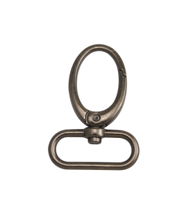 Karabińczyk metalowy Antyk 55 mm x 32 mm