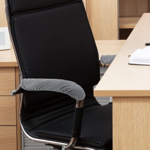 Pokrowce na podłokietnik Para Ciemno szare Elastyczne