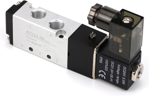 elektromagnetyczny 5-droż przyłącze 2 pozycje gazu pneumatyczne elektryczne