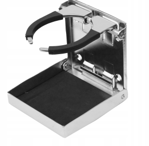 UCHWYT na kubek ,szklankę, puszkę składany ,nierdzewny jachtowy