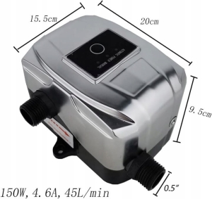 Pompa głębinowa SHYLIYU MT24-25, 24 V 150 W 4,6 A z akcesoriami montażowymi