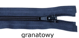 Zamek żyłka rozdzielczy 85 cm Granatowy