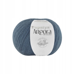 WŁÓCZKA PAPATYA ANGORA - JEANSOWA - 100 g - 5680