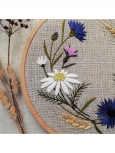 Zestaw Startowy do Nauki Haftowania WIANEK POLNY