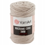 Sznurek Z RDZENIEM YarnArt Macrame Cord 3 mm 753