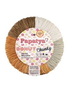 Włóczka PAPATYA DONUT Chunky 170g/196m kolorowa ombre 02