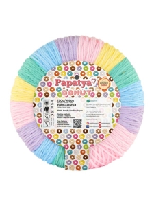 Włóczka PAPATYA DONUT 130g/198m kolorowa ombre 101